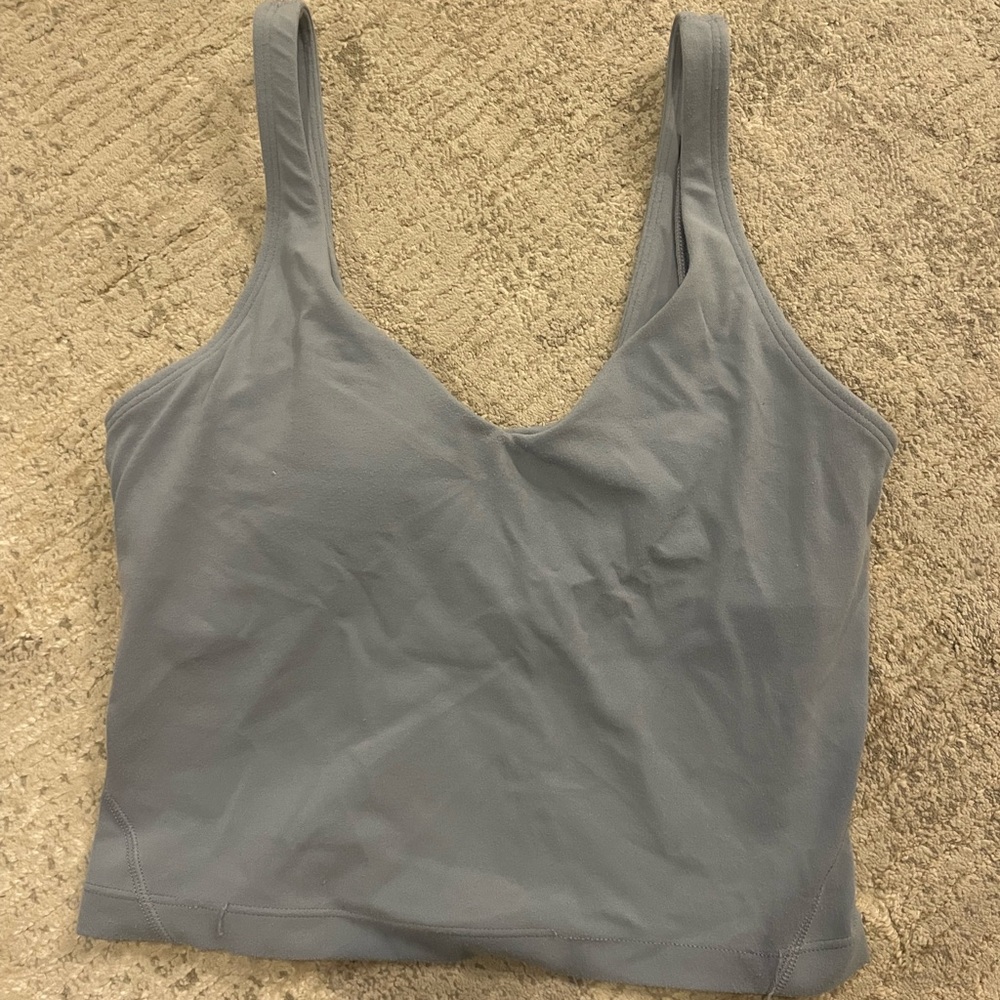 Gray Sleeveless Tank Top